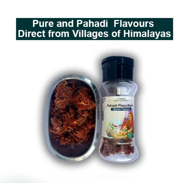 White_Pahadi_Pisyu_Noon_Garlic_Flavour_|_Blend_Of_Garlic,_Red_Chilli,_Gandhrayan,_Pepper,_Dry_Cumin,_Black_Salt,_Dry_Coriander,_Pink_Salt_|_Help_To_Improve_Digestion,_Supports_Heart_Health