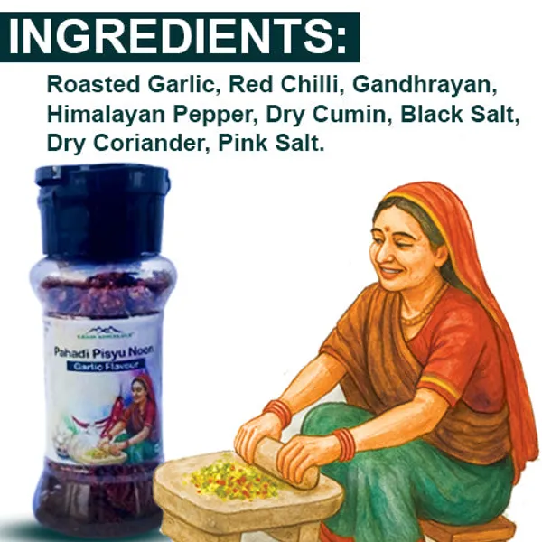 White_Pahadi_Pisyu_Noon_Garlic_Flavour_|_Blend_Of_Garlic,_Red_Chilli,_Gandhrayan,_Pepper,_Dry_Cumin,_Black_Salt,_Dry_Coriander,_Pink_Salt_|_Help_To_Improve_Digestion,_Supports_Heart_Health