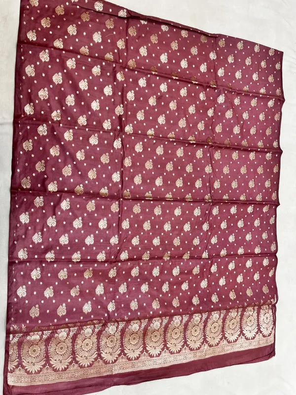 Raspberry_Glace_Butter_Silk_Premium_&_Elegant_Zari_Weaving_Unstitched_Suit_Set_With_Dupatta_For_Women