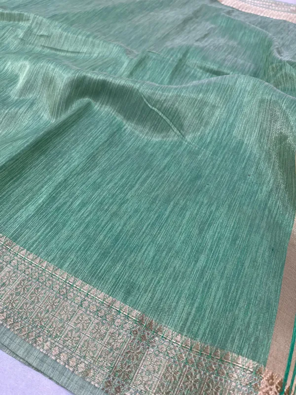 Light_Green_Soft_Tissue_Silk_Premium_&_Elegant_Saree_With_Unstitched_Blouse_For_Women