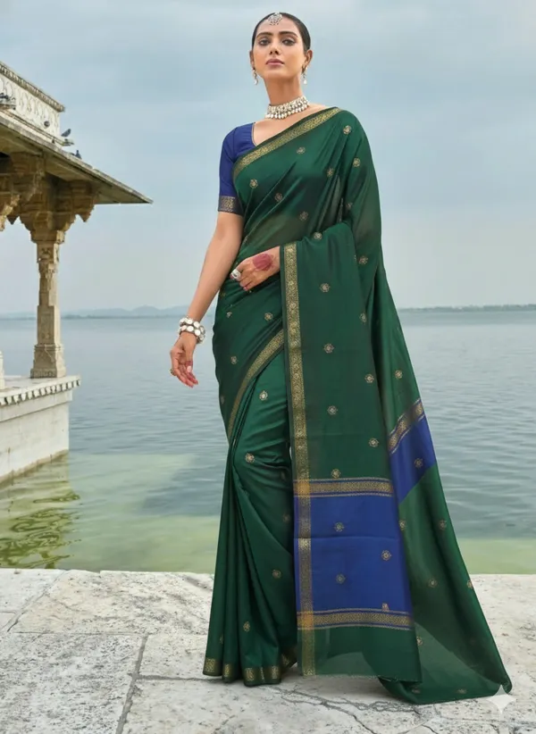 Banarasi_Cotton_Silk_Saree_|_Premium_&_Elegant_Zari_Weaving_Saree_With_Unstitched_Blouse_For_Women