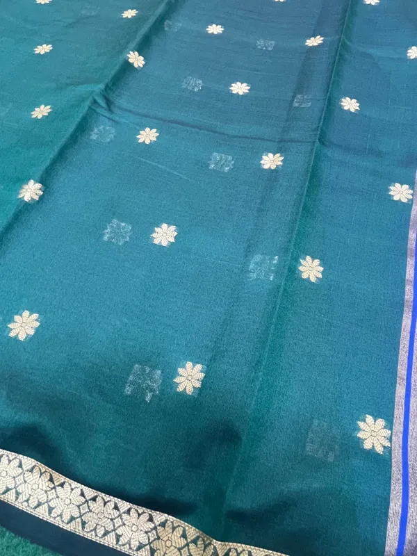 Banarasi_Cotton_Silk_Saree_|_Premium_&_Elegant_Zari_Weaving_Saree_With_Unstitched_Blouse_For_Women