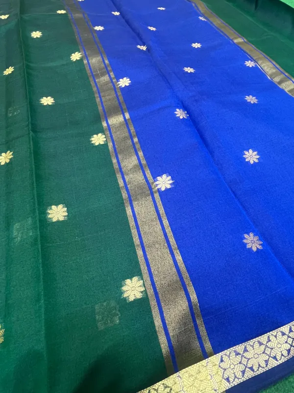 Banarasi_Cotton_Silk_Saree_|_Premium_&_Elegant_Zari_Weaving_Saree_With_Unstitched_Blouse_For_Women