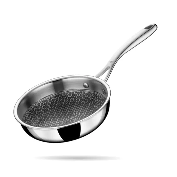 Combo_Of_Stainless_Steel_Non_Stick_Frying_Pan_(18Cm)_For_Home_Unity_and_Blacksmith_Signature_Cast_Iron_Roti_Taw_26_cm__For_Home_Unity