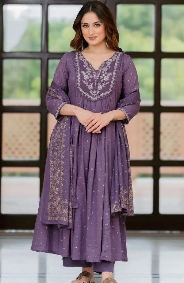 Purple_Pure_Cotton_Kurta_with_Pant_&_Dupatta_Set_|_For_Women