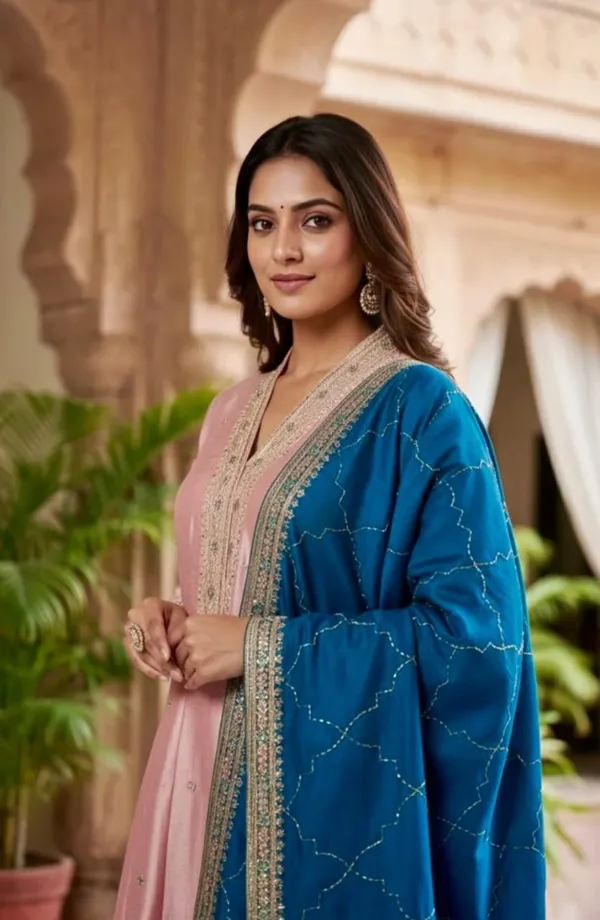 Rose_Gold_Pure_Cotton_Kurta_with_Pant_&_Dupatta_Set_|_For_Women