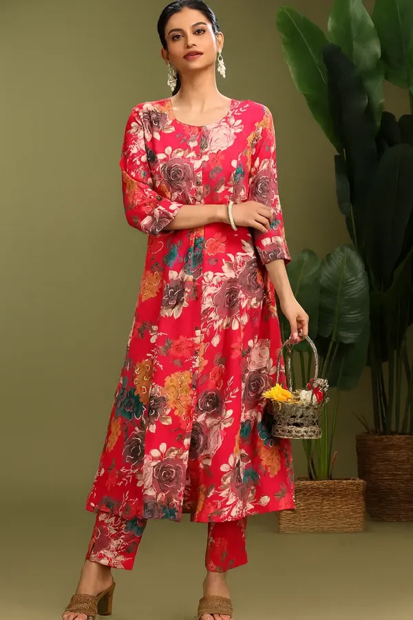 Red_Pure_Cotton_Kurta_with_Pant_&_Dupatta_Set_|_For_Women