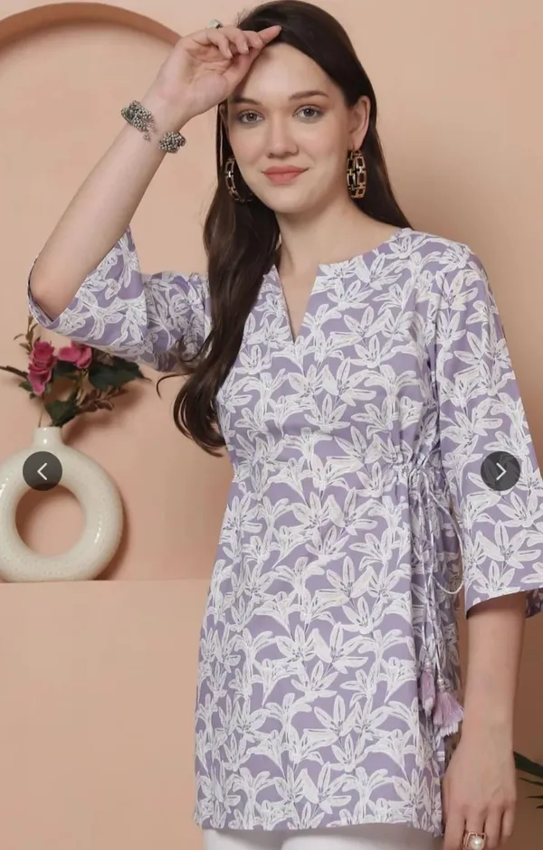 Chiku_Pure_Cotton_Printed_Short_Kurti_|_For_Women