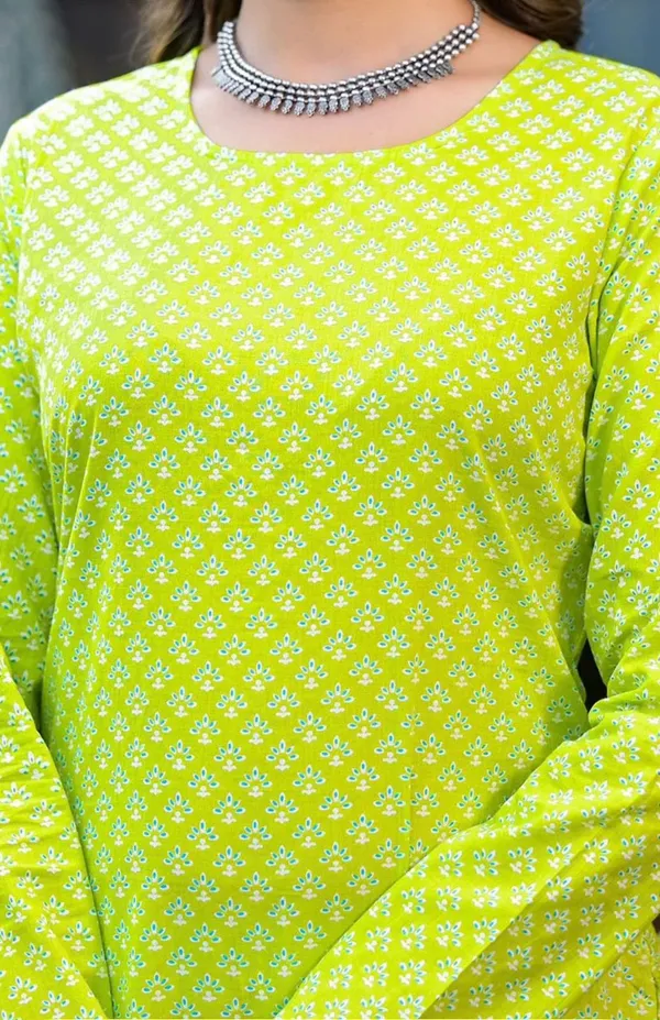 Pista_Pure_Cotton_Printed_Kurti_|_For_Women