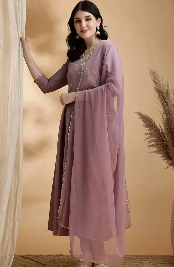 Purple_Pure_Cotton_Kurta_with_Pant_&_Dupatta_Set_|_For_Women