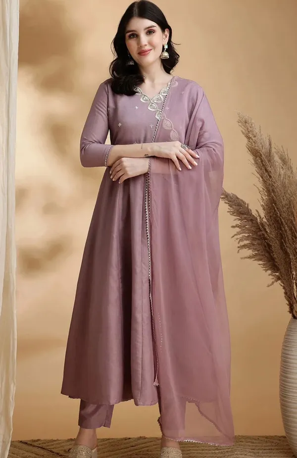 Purple_Pure_Cotton_Kurta_with_Pant_&_Dupatta_Set_|_For_Women