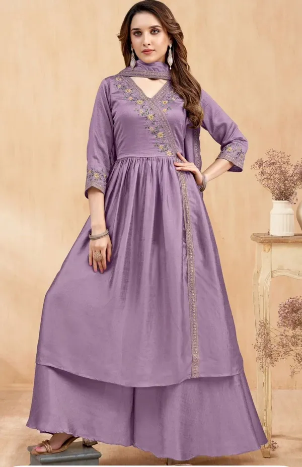 Purple_Pure_Cotton_Kurta_with_Pant_&_Dupatta_Set_|_For_Women