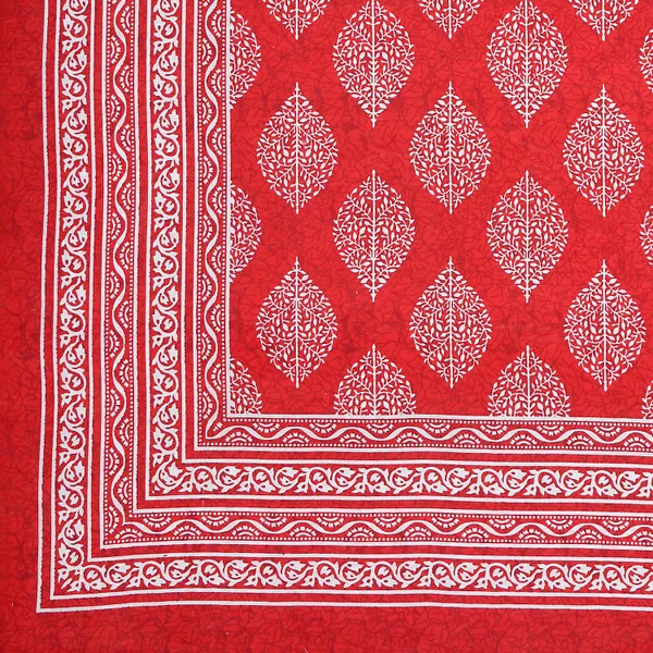 Red_Cotton_Bedsheet_&_Pillow_Cover_Set_(TC-220)
