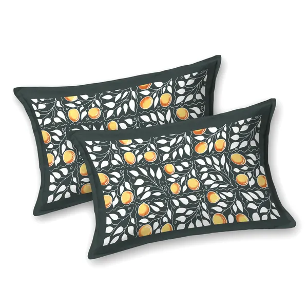 Black_Cotton_Bedsheet_&_Pillow_Cover_Set_(TC-220)