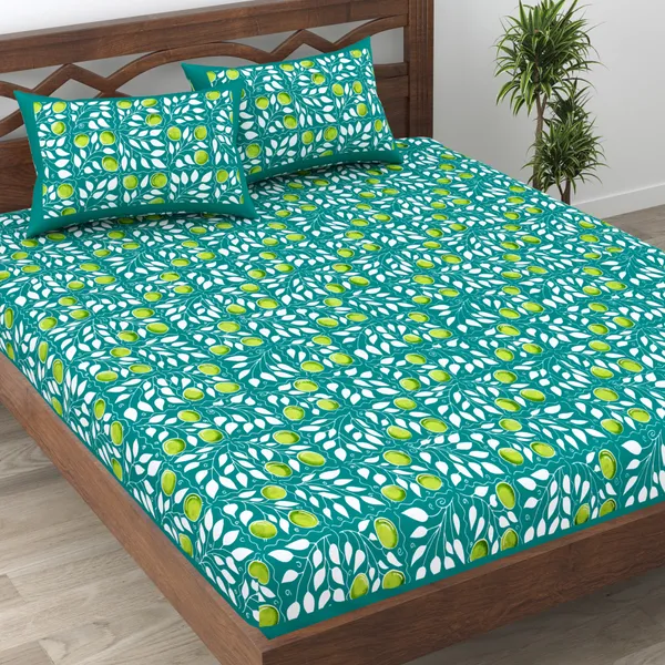 Light_Blue_Cotton_Bedsheet_&_Pillow_Cover_Set_(TC-220)