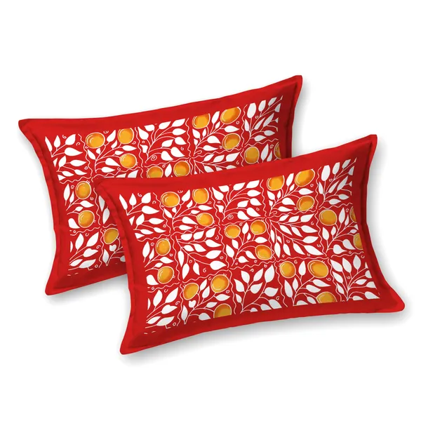 Red_Cotton_Bedsheet_&_Pillow_Cover_Set_(TC-220)