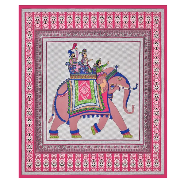 Pink_Cotton_Bedsheet_&_Pillow_Cover_Set_(TC-220)
