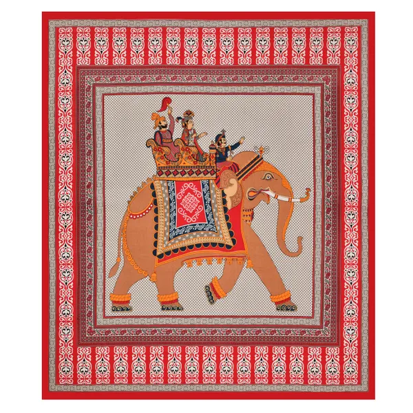 Red_Cotton_Bedsheet_&_Pillow_Cover_Set_(TC-220)
