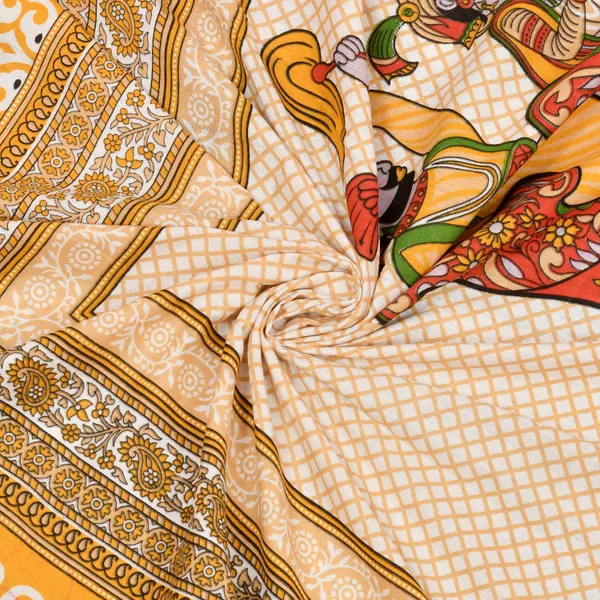 Yellow_Cotton_Bedsheet_&_Pillow_Cover_Set_(TC-220)