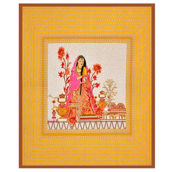 Yellow_Cotton_Bedsheet_&_Pillow_Cover_Set_(TC-220)