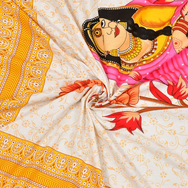 Yellow_Cotton_Bedsheet_&_Pillow_Cover_Set_(TC-220)