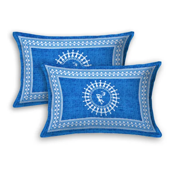 Blue_Cotton_Bedsheet_&_Pillow_Cover_Set_(TC-220)