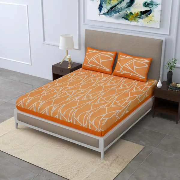 Yellow_Cotton_Bedsheet_&_Pillow_Cover_Set_(TC-220)
