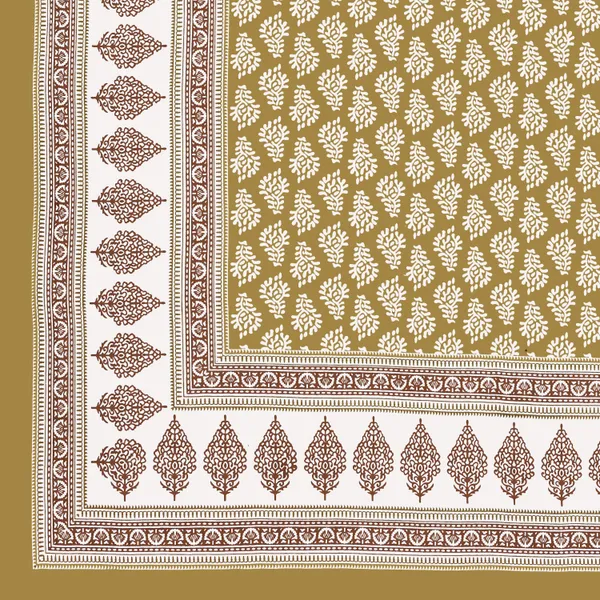 Khaki_Cotton_Bedsheet_&_Pillow_Cover_Set_(TC-220)