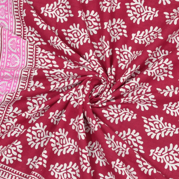 Maroon_Cotton_Bedsheet_&_Pillow_Cover_Set_(TC-220)