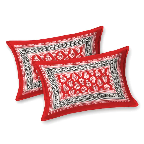 Red_Cotton_Bedsheet_&_Pillow_Cover_Set_(TC-220)