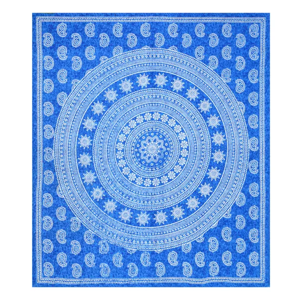 Blue_Cotton_Bedsheet_&_Pillow_Cover_Set_(TC-220)