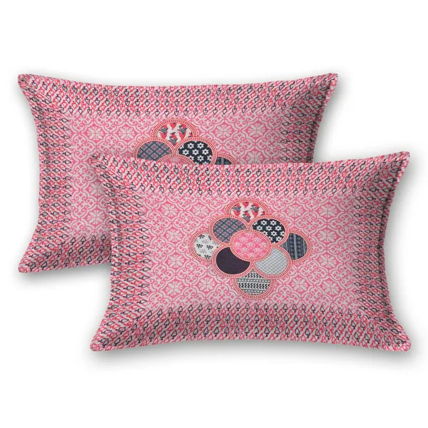 Dark_Pink_Cotton_Bedsheet_&_Pillow_Cover_Set_(TC-220)