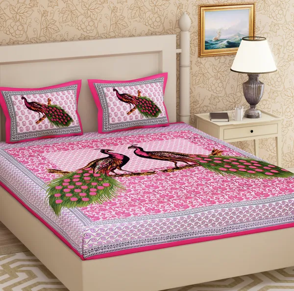 Premium_Cotton_Bedsheet,_Pink_(TC-220)