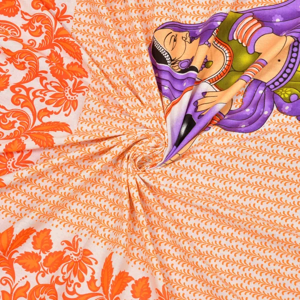 Premium_Cotton_Bedsheet,_Light_Orange_(TC-220)