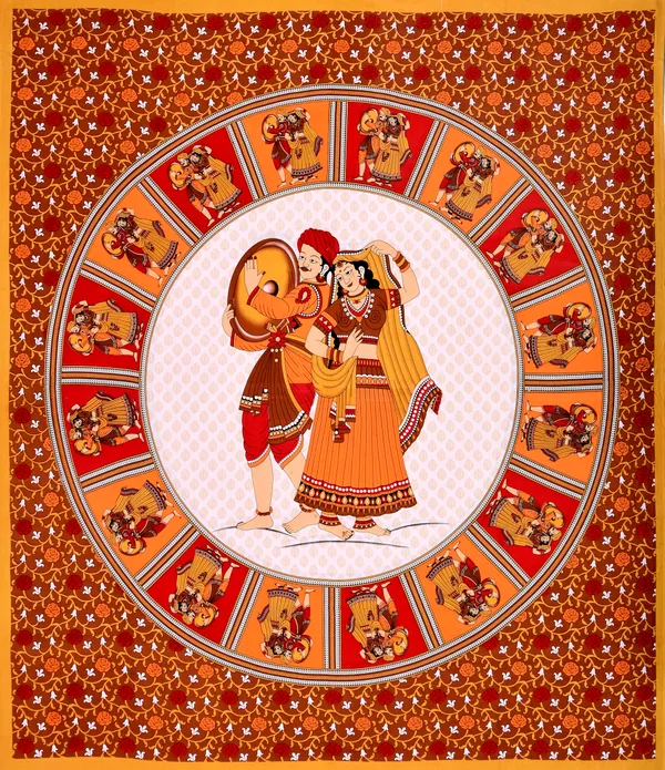 Premium_Cotton_Bedsheet,_Orange_(TC-220)