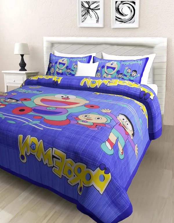 Premium_Cotton_Bedsheet,_Blue_(TC-220)