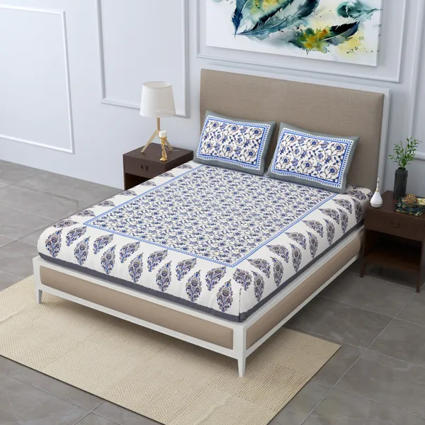 Premium_Cotton_Bedsheet,_Gray_(TC-220)