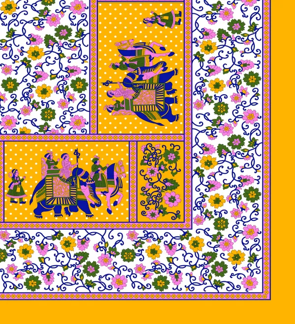 Premium_Cotton_Bedsheet,_Yellow_(TC-220)