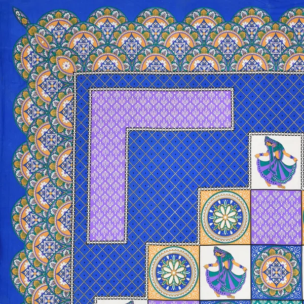 Premium_Cotton_Bedsheet,_Blue_(TC-220)