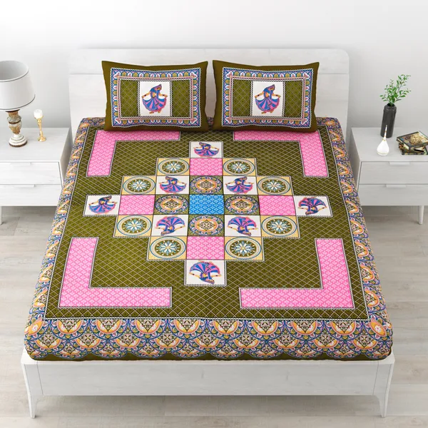 Premium_Cotton_Bedsheet,_Brown_(TC-220)