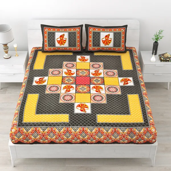 Premium_Cotton_Bedsheet,_Gray_(TC-220)