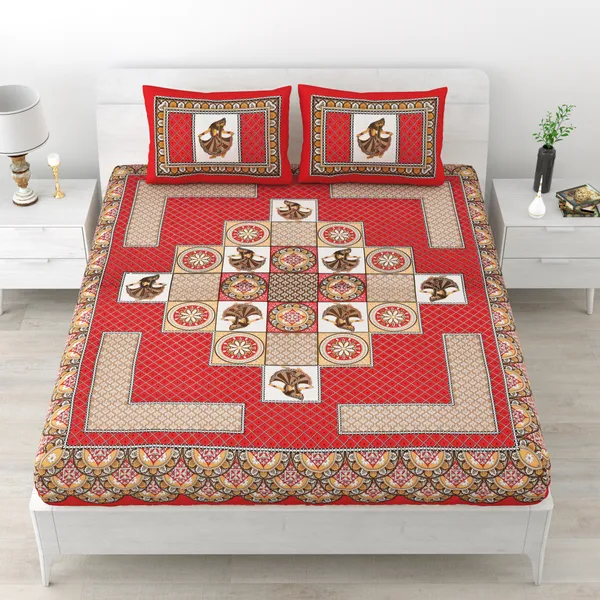 Premium_Cotton_Bedsheet,_Red_(TC-220)