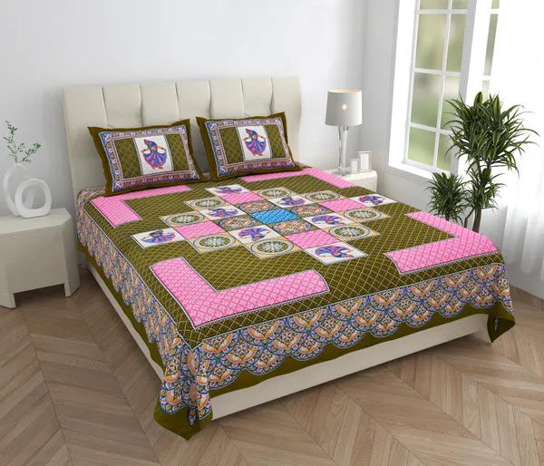 Premium_Cotton_Bedsheet,_Brown_(TC-220)