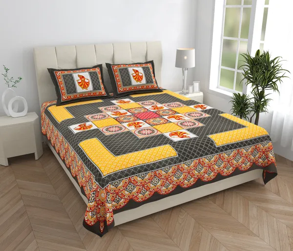 Premium_Cotton_Bedsheet,_Gray_(TC-220)