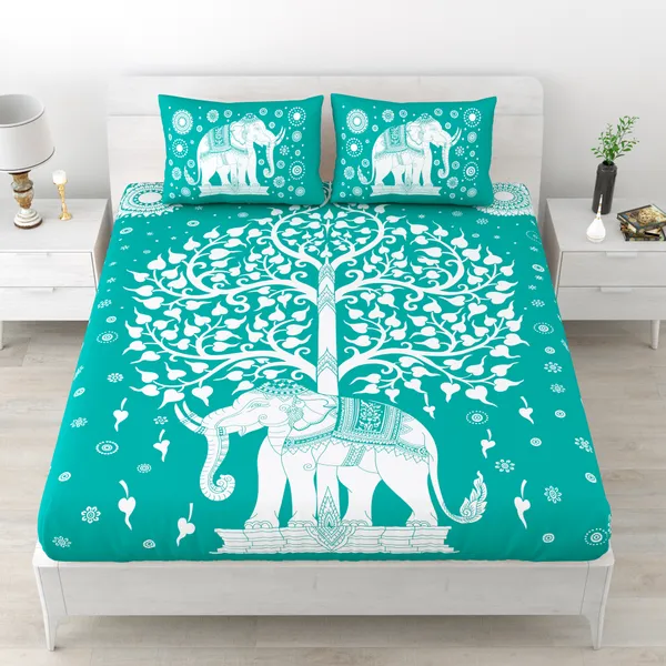 Premium_Cotton_Bedsheet,_Sky_Blue_(TC-220)