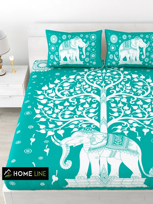 Premium_Cotton_Bedsheet,_Sky_Blue_(TC-220)