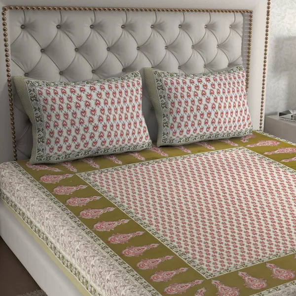 Premium_Cotton_Bedsheet,_Yellow_(TC-220)