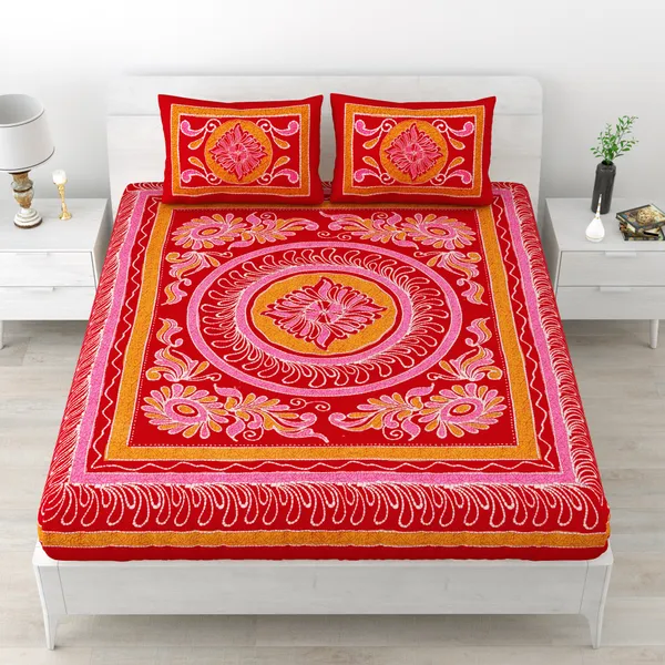 Premium_Cotton_Bedsheet,_Red_(TC-220)