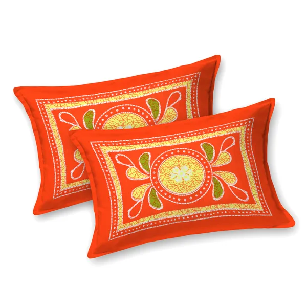 Premium_Cotton_Bedsheet,_Orange_(TC-220)