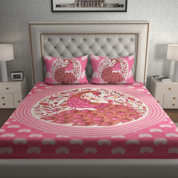 Premium_Cotton_Bedsheet,_Pink_(TC-220)